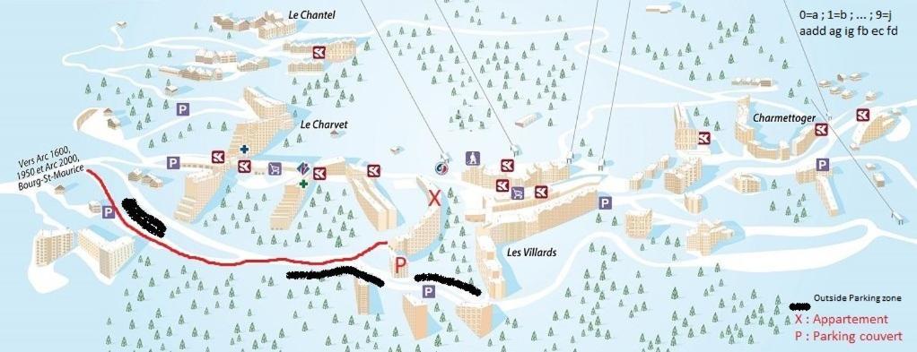 Les Arcs 1800, Nova 2, 6 Pers, Parking Couvert Gratuit Екстер'єр фото
